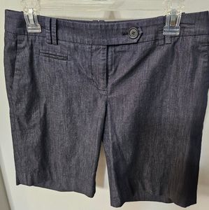 Loft dark blue dress shorts size 4